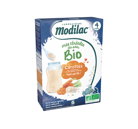 Modilac Céréales Carottes Bio
