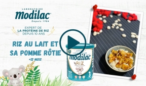 Riz au lait et sa pomme rôtie